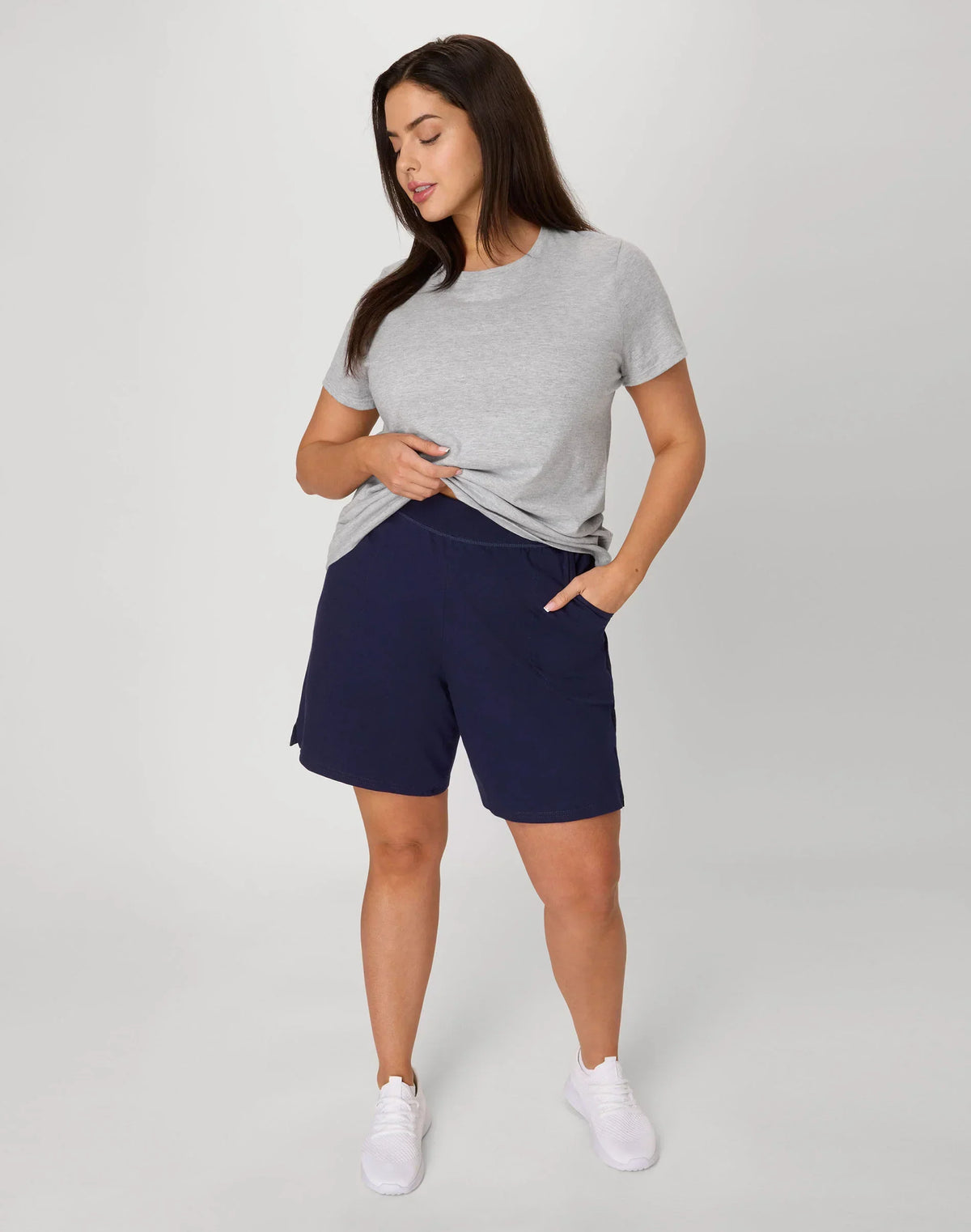 Hanes Just My Size Women's Cotton Jersey Pull-On Shorts, 7" (Plus Size)