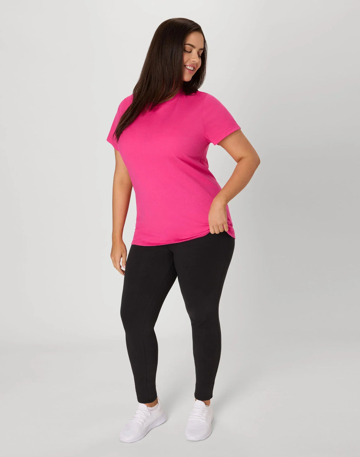 Hanes Just My Size Women’s Cotton Crewneck T-Shirt (Plus Size)