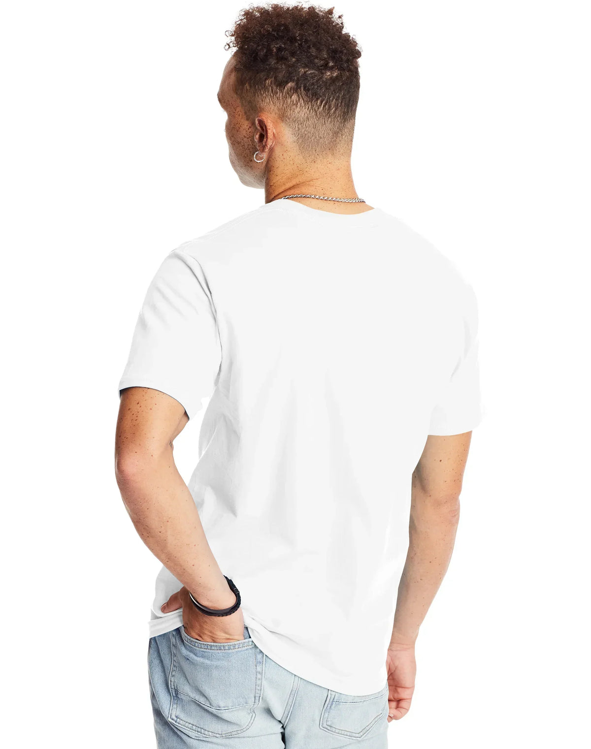Hanes Beefy-T Men's Heavyweight Cotton T-Shirt, Value 2-Pack (Big & Tall Sizes)