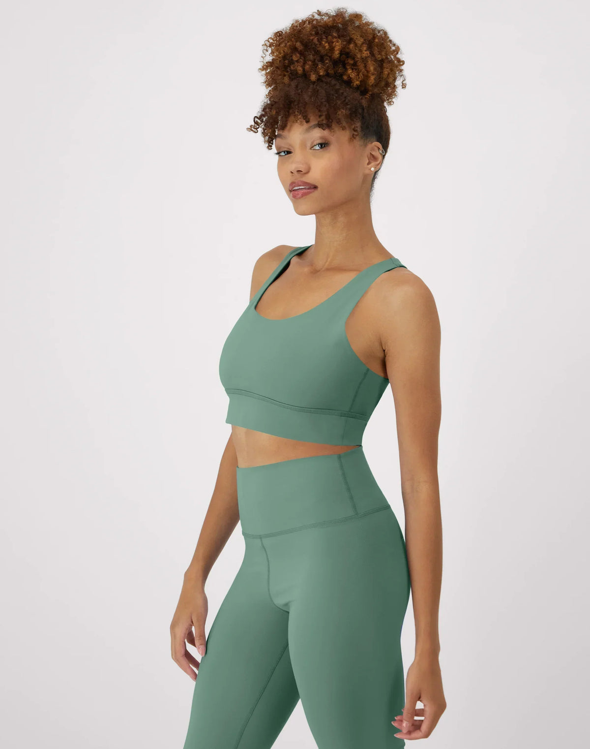 Hanes Moves Women's Crop Sports Bra, Racerback