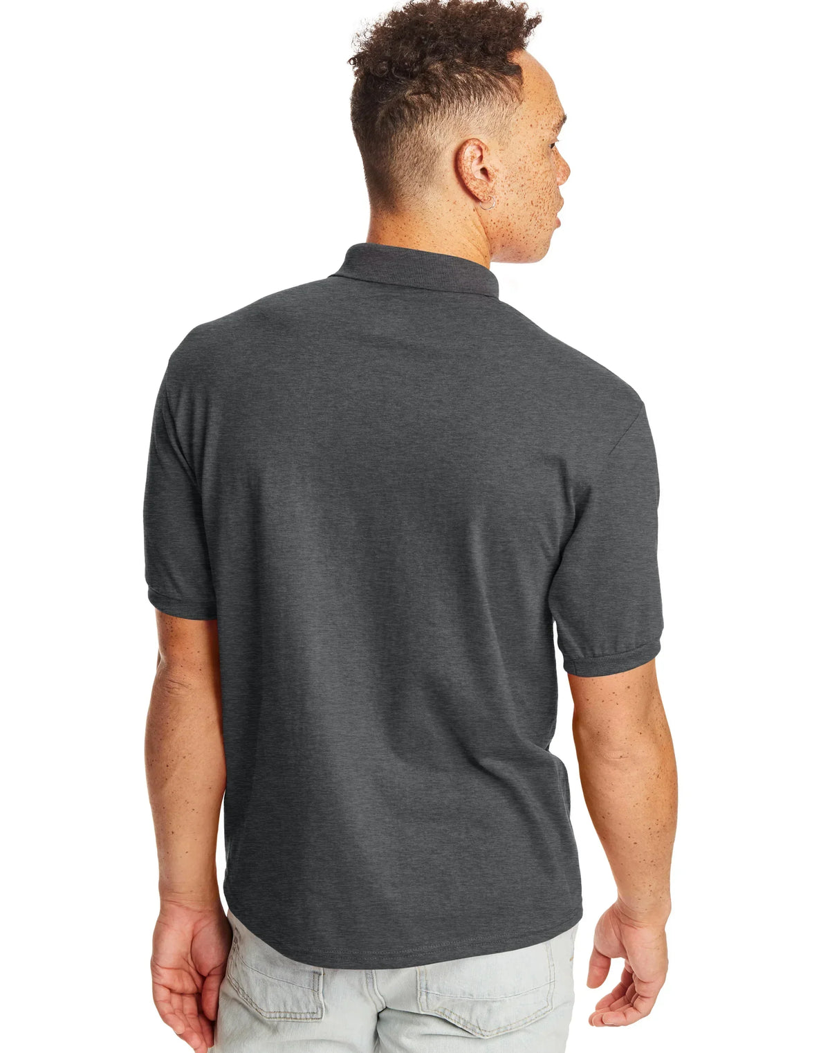 Hanes EcoSmart Men's Pocket Polo Shirt, 2-Pack