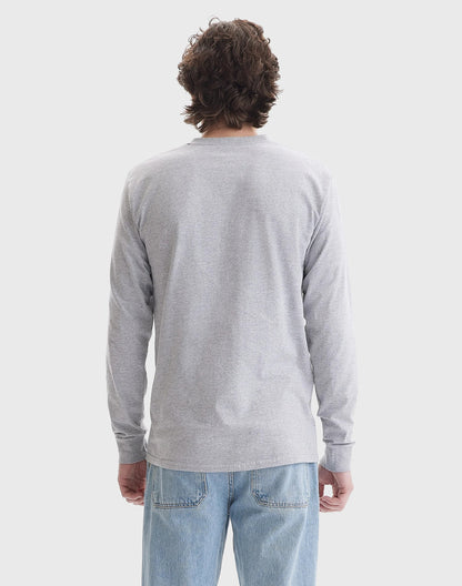 Hanes Authentic Men's Long Sleeve Pocket T-Shirt