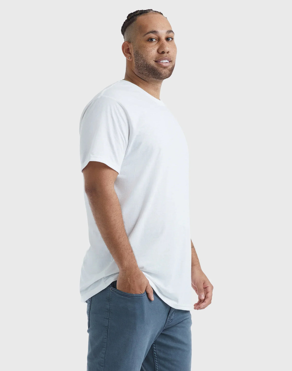 Hanes Originals Men's Tri-Blend T-Shirt (Big &amp; Tall Sizes)