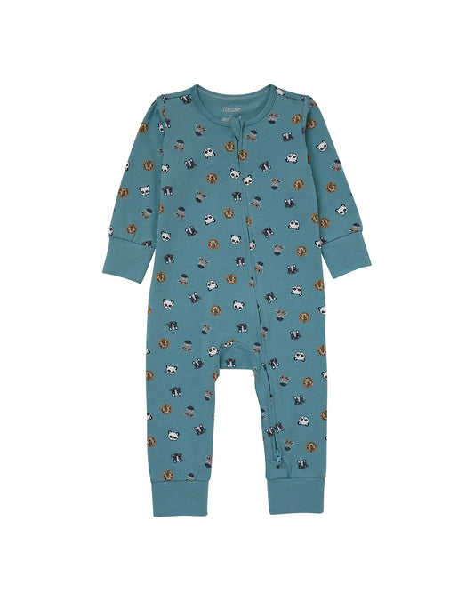 Hanes Pure Comfort Baby Long Sleeve Footless Sleep N' Play, Organic Cotton, Boys &amp; Girls