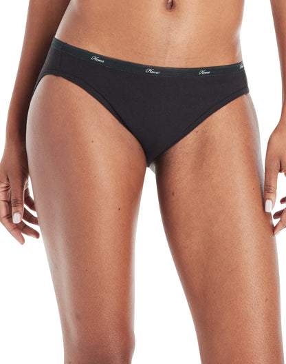 Hanes Women's Cotton Bikini Underwear, Cool Comfort, 6-Pack