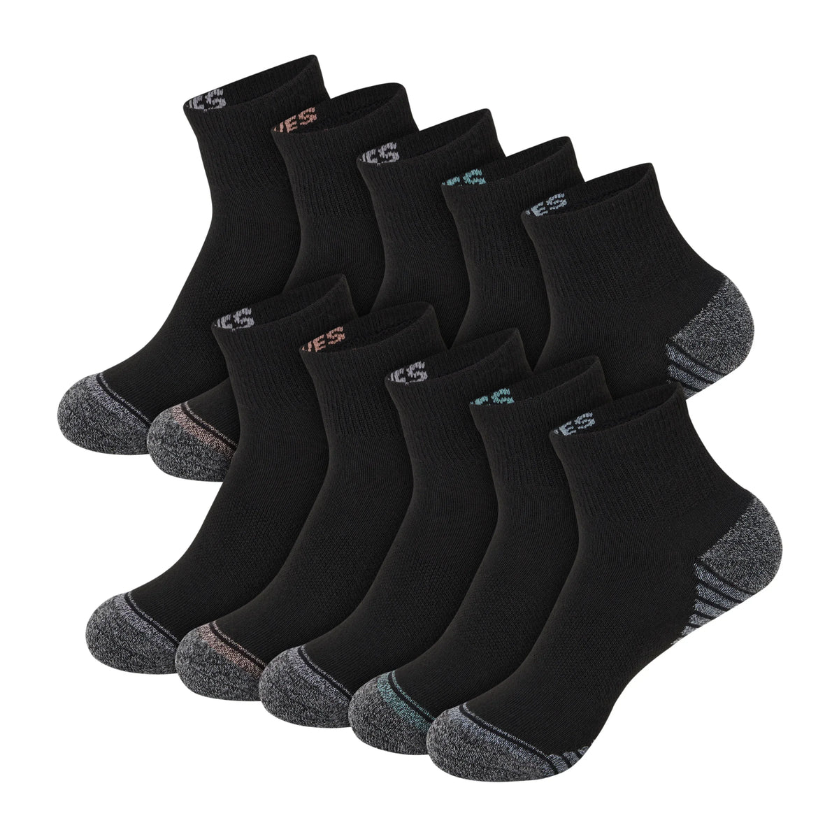 Hanes Moves X-Temp Women&rsquo;s Ankle Socks, 10-Pairs, Shoe Sizes 5-9
