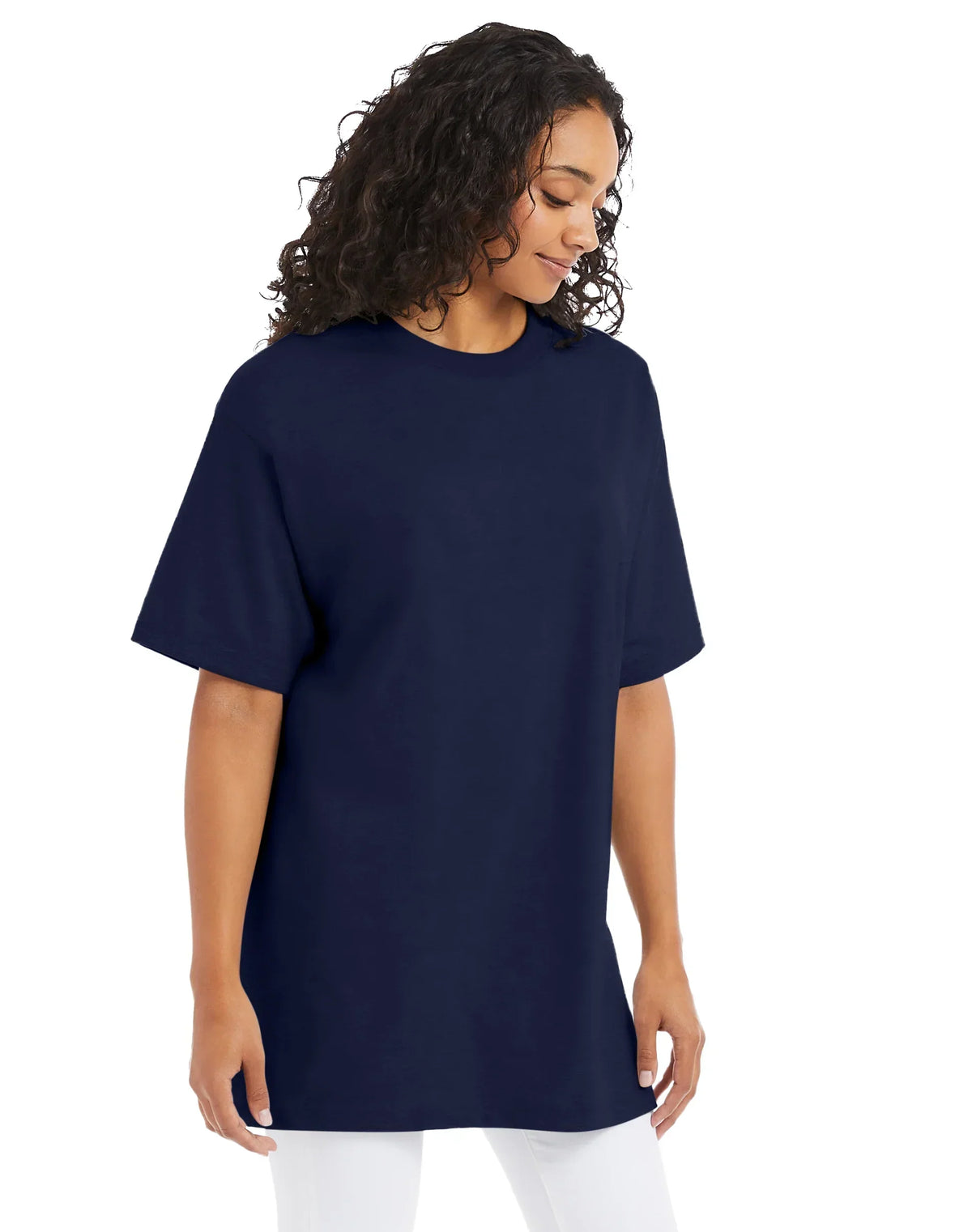 Hanes Beefy-T Men's Heavyweight Cotton T-Shirt (Big &amp; Tall Sizes)