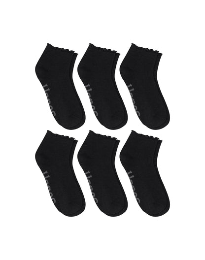 Hanes Originals Women&rsquo;s SuperSoft  Ankle Socks, 6-Pairs