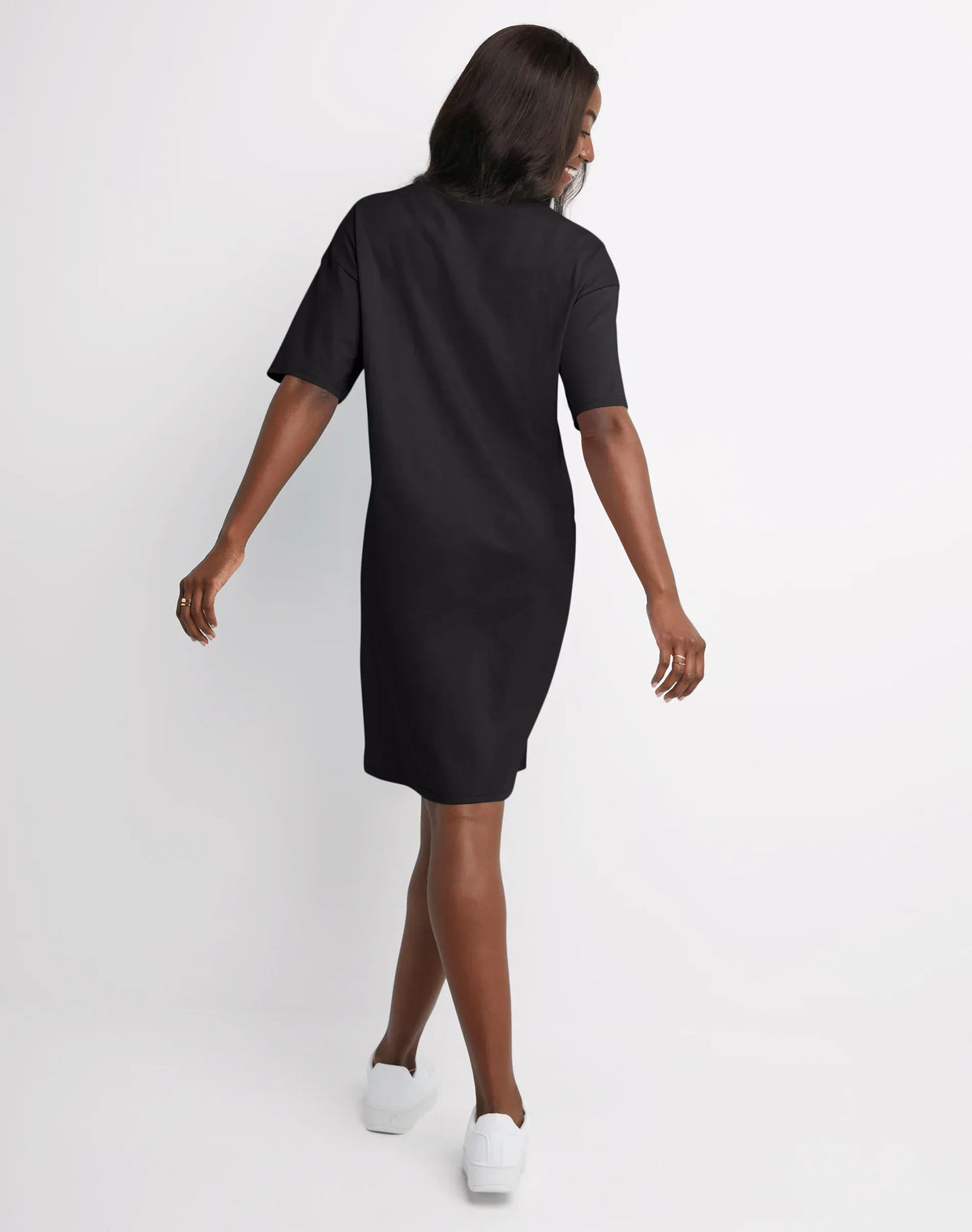 Hanes Essentials Women's T-Shirt Dress, Cotton